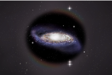 银河系暗物质晕形状为接近球形的扁椭球